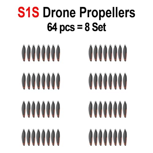 AMZMDGJK S1S Drone Propeller Ersatzteil S1S Paddles Drone Ersatz Zubehör(S1S Paddles X8) von AMZMDGJK