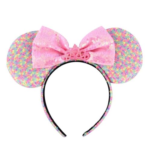 AMateschitz Ohren Maus Bow Haarschmuck Mouse Ear Kopfschmuck Spitze Kaninchenohren Stirnband Glitte Schleifen Haarband Hase Ohren Spitze Headband für Party Cosplay Ostern Bunt 16 * 22cm AMateschitz Ohren Maus Bow Haarschmuck Mouse Ear Kopfschmuck Spitze Kaninchenohren Stirnband Glitte Schleifen Haarband Hase Ohren Spitze Headband für Party Cosplay Ostern Bunt 16 * 22cm von AMateschitz