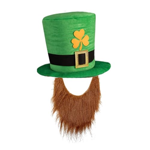 AMhomely St. Patricks Day Kostüm, grüner irischer Hut, Kobold, grüner Hut, Kleeblatt, Hut mit Brot, Kleeblatt, Eimerhut, Irland, Grün, Themenparty, Glückshut, Festival-Zubehör, Braun, Einheitsgröße AMhomely St. Patricks Day Kostüm, grüner irischer Hut, Kobold, grüner Hut, Kleeblatt, Hut mit Brot, Kleeblatt, Eimerhut, Irland, Grün, Themenparty, Glückshut, Festival-Zubehör, Braun, Einheitsgröße von AMhomely