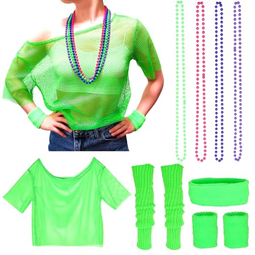 AN-WATTY 80er Jahre outfit Damen, 90er Jahre outfit Damen, aerobic outfit 80er Damen, 80er Jahre Accessoires, kostüm 80er Jahre Damen, 80er Jahre Outfit, 90er Jahre Outfit, kostüm 80er Jahre (Grün) AN-WATTY 80er Jahre outfit Damen, 90er Jahre outfit Damen, aerobic outfit 80er Damen, 80er Jahre Accessoires, kostüm 80er Jahre Damen, 80er Jahre Outfit, 90er Jahre Outfit, kostüm 80er Jahre (Grün) von AN-WATTY