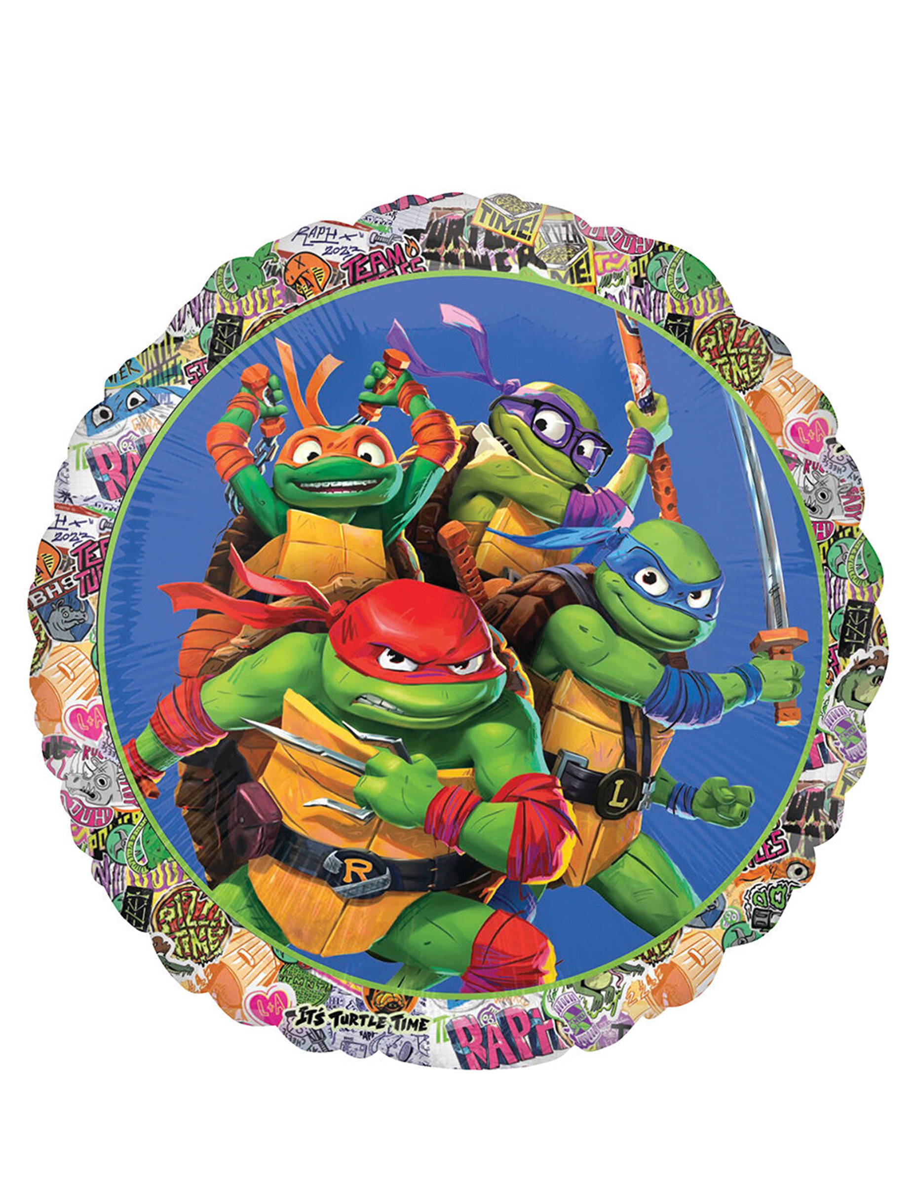 Ninja Turtles Aluminium-Ballon 45 cm von ANAGRAM INTERNATIONAL