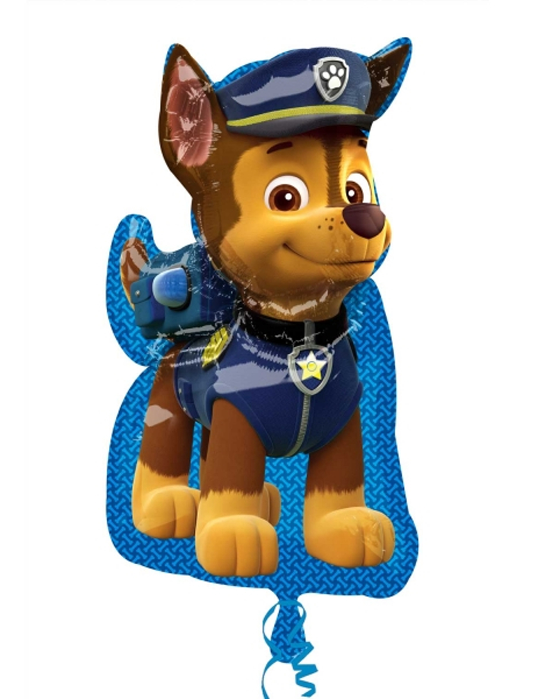 Paw Patrol Folienluftballon Chase Lizenzware blau 58x78cm von ANAGRAM INTERNATIONAL