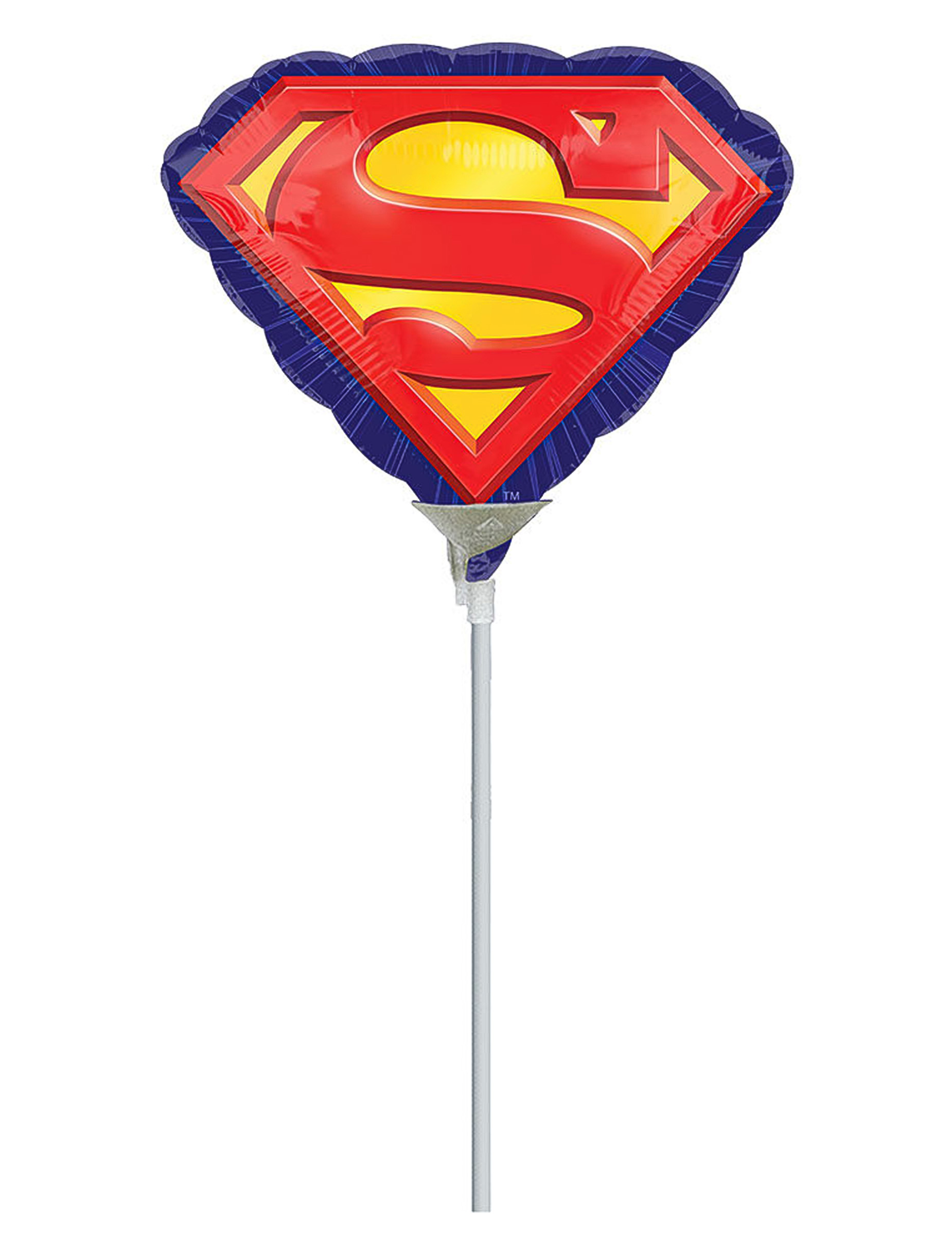 Superman kleiner Folienballon 25 cm x 20 cm von ANAGRAM INTERNATIONAL