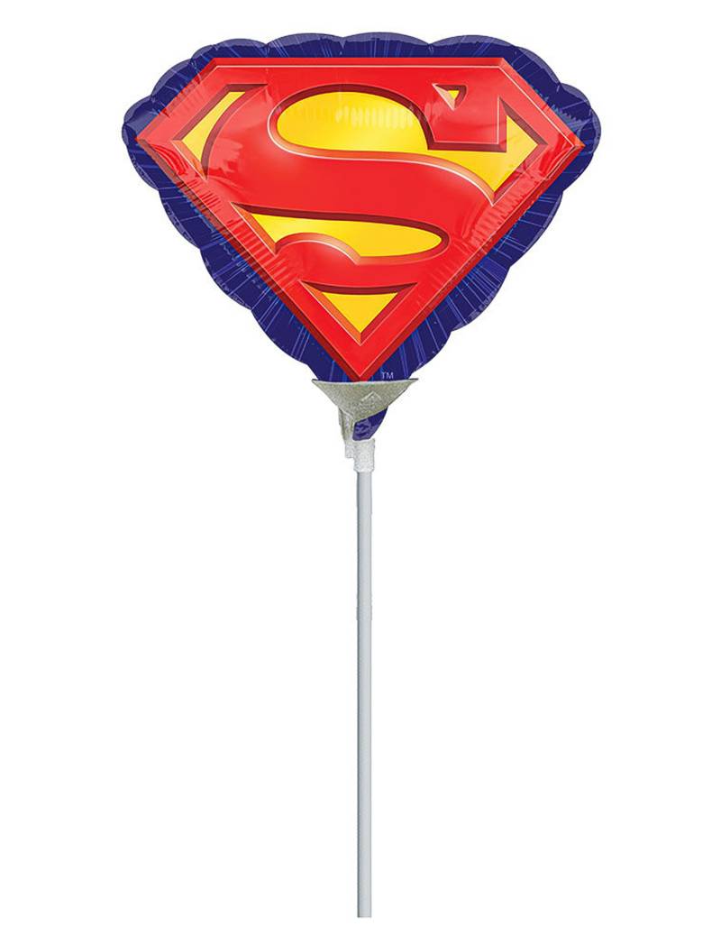 Superman kleiner Folienballon 25 cm x 20 cm von ANAGRAM INTERNATIONAL