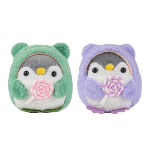 ANBOOR 2er-Set Plüsch-Pinguin-Tiere – Niedliche Freunde, ideal für Geburtstagsfeiern, Schulpreise oder Festliche Feiertagsgeschenke von ANBOOR