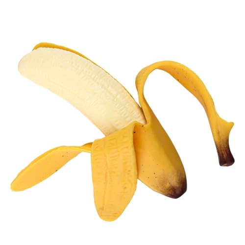 ANBOOR Banane Squishies Spielzeug, simulierte Banane, Stressabbau-Fidget-Spielzeug,Obst-Drückspielzeug,, Party-Gefälligkeiten für Kinder ANBOOR Banane Squishies Spielzeug, simulierte Banane, Stressabbau-Fidget-Spielzeug,Obst-Drückspielzeug,, Party-Gefälligkeiten für Kinder von ANBOOR