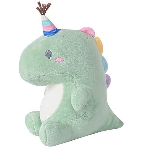 ANBOOR Dinosaurier Plüschtier 30 cm Grün Dino Kuscheltier Stofftier Groß XXL Kissen Puppe Plüschsaurier Kissen Geburtstag Weihnachten Geschenke für Erwachsene und Kinder von ANBOOR