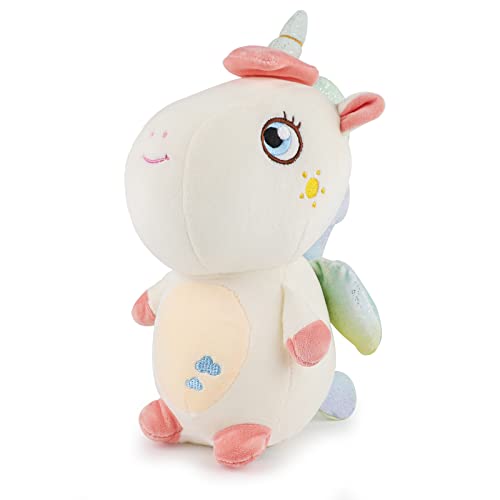 ANBOOR Einhorn Stofftier Spielzeug 24cm Kawaii Weiches Einhorn Plüsch Umarmungskissen für Kinder Mädchen Jungen Geburtstag Partygeschenke von ANBOOR