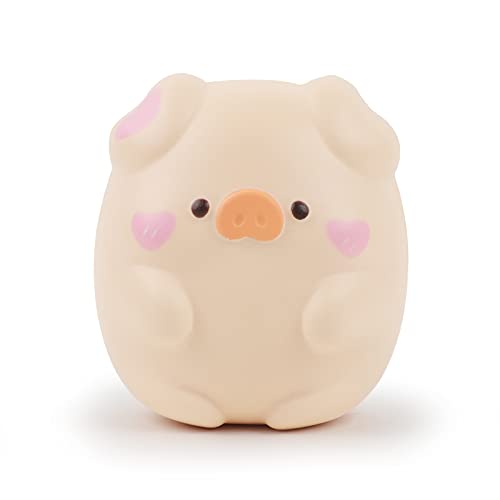 Anboor 10.9cm Squishies Spielzeug Schüchterne Schwein Kawaii Weiches Squishy-Tier-Spielzeug Langsam aufsteigendes quetschbares Schweinchen Squish Stressabbau für Kinder Erwachsene Spielzeug von ANBOOR