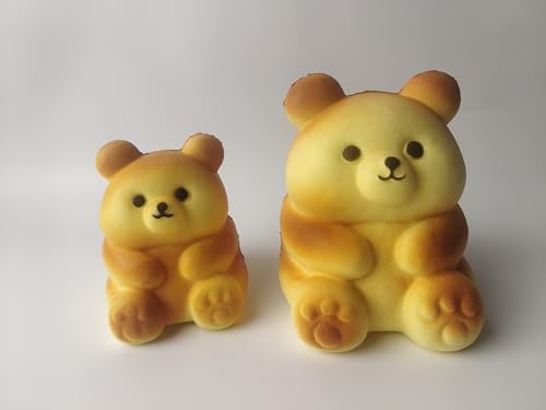 Anboor 2 Stück Squishies Spielzeug für Kinder Bär Slow Rising Tiere Schaum Squishys Jumbo Tier Stress Quetschies Süßes Quetschspielzeug Anboor 2 Stück Squishies Spielzeug für Kinder Bär Slow Rising Tiere Schaum Squishys Jumbo Tier Stress Quetschies Süßes Quetschspielzeug von ANBOOR