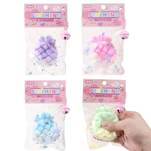 Anboor 4-teiliges Ananas-Quetschspielzeug, buntes Quetschfruchtspielzeug für Kinder, sensorisches Stress-Spielzeug, Stressball-Set für Kinder und Erwachsene, Kawaii-Ananas-Zappelspielzeug Anboor 4-teiliges Ananas-Quetschspielzeug, buntes Quetschfruchtspielzeug für Kinder, sensorisches Stress-Spielzeug, Stressball-Set für Kinder und Erwachsene, Kawaii-Ananas-Zappelspielzeug von ANBOOR