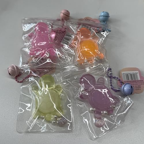 Anboor 4-teiliges Mini-Schildkröten-Squishies Set - Niedliche Kristall-Schildkröten Quetschtiere für Rucksäcke, sensorisches Stressspielzeug, Meerestier-Fidget-Novelty für Partys und Geburtstage Anboor 4-teiliges Mini-Schildkröten-Squishies Set - Niedliche Kristall-Schildkröten Quetschtiere für Rucksäcke, sensorisches Stressspielzeug, Meerestier-Fidget-Novelty für Partys und Geburtstage von ANBOOR