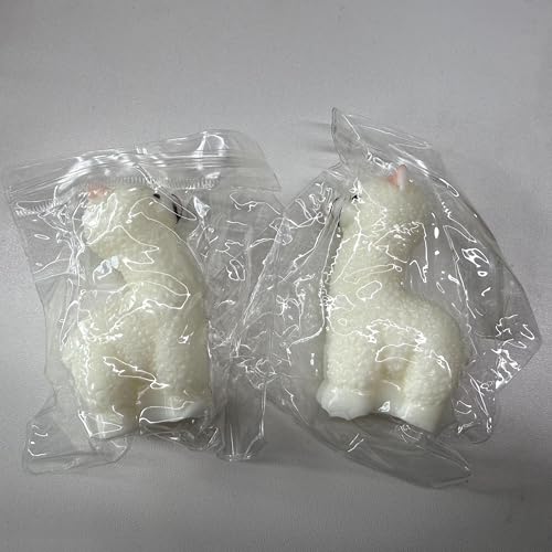 Anboor Alpaka-Squishies-Spielzeug 2er-Pack - 9 cm süße, weiche Lama-Schaf-Squeeze-Sensorikspielzeuge zur Stressbewältigung, Kawaii Partygeschenke für Kinder und Erwachsene Anboor Alpaka-Squishies-Spielzeug 2er-Pack - 9 cm süße, weiche Lama-Schaf-Squeeze-Sensorikspielzeuge zur Stressbewältigung, Kawaii Partygeschenke für Kinder und Erwachsene von ANBOOR