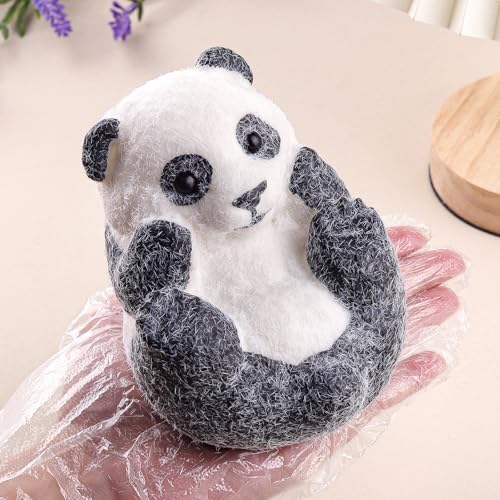 ​​Anboor Große Panda-Squishies Spielzeug - Weiche, Kawaii & handgefertigte Panda-Quetschspielzeug zur Stressbewältigung für Kinder, realistische Tier-Squishies Sensory-Fidgetspielzeug (12 cm)​​ von ANBOOR