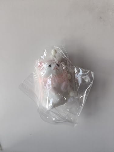 Anboor Kleines Katzen-Squishy-Spielzeug, realistisches, klebriges Katzen-Squishy-Spielzeug mit Mullkragen, Stressabbau-Spielzeug für Kinder und Erwachsene, Geburtstagsgeschenk für Autisten (8,9 cm) von ANBOOR