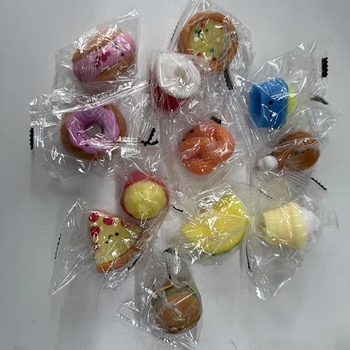 Anboor Mini-Fast-Food-Squishies-Spielzeug - 12pcs weiche Kawaii Essens-Squeeze-Stressbewältigungsspielzeuge für Kinder, Mini-Junk-Food-Fidgetspielzeug für Partygeschenke und Goodie-Bag-Füllungen Anboor Mini-Fast-Food-Squishies-Spielzeug - 12pcs weiche Kawaii Essens-Squeeze-Stressbewältigungsspielzeuge für Kinder, Mini-Junk-Food-Fidgetspielzeug für Partygeschenke und Goodie-Bag-Füllungen von ANBOOR