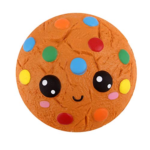 Anboor Squishies Chocolate Biscuit Kawaii Slow Steps Squeeze Toy Slow Rising Squishies Anti-Stress Toy for Kids Adults (11 * 11 * 5.5 cm, Sold as 1 Each von ANBOOR