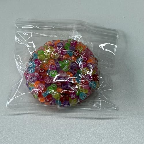 Anboor handgefertigte Stressbälle, stresslindernder Hand-Quetschball mit White-Noise, Meditation & Fokusverbesserung für Erwachsene, Frauen & Männer (Alphabet-Ball) von ANBOOR