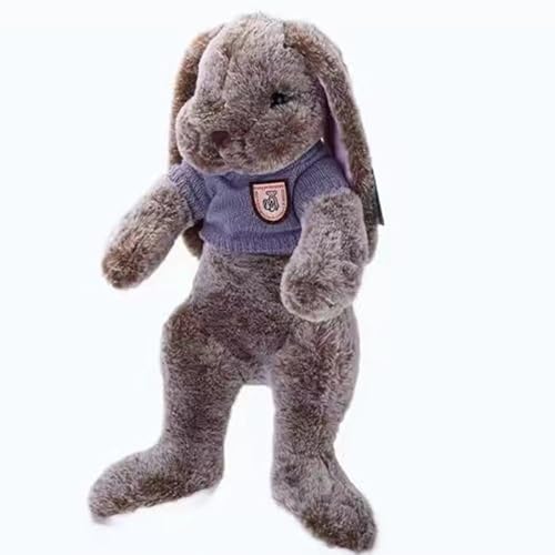 ANBTUKJ Toys Kuscheltier Hase mit Schlappohren, Dunkelbraun superweich 35cm Plüsch Kaninchen (LuoBoTu-28cm) von ANBTUKJ