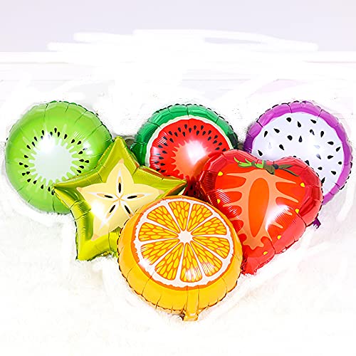 ANCLLO 6 Stück Obstballons tropische Partyzubehör 45,7 cm große Alufolie Ballons für Geburtstagsparty, Dusche, Sommerurlaub, Partyzubehör Dekorationen ANCLLO 6 Stück Obstballons tropische Partyzubehör 45,7 cm große Alufolie Ballons für Geburtstagsparty, Dusche, Sommerurlaub, Partyzubehör Dekorationen von ANCLLO