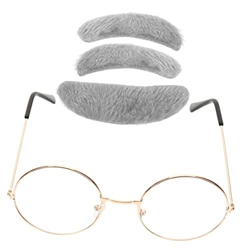 ANDRESLAD 1 Set Augenbrauen Schnurrbart Requisiten Opa Kostüm Für Kinder Alten Kostüm Für Kinder Alter Mann Kostüm Für Jungen Alter Mann Kostüm Für Kinder Alter Mann Kinderkostüm 100 ANDRESLAD 1 Set Augenbrauen Schnurrbart Requisiten Opa Kostüm Für Kinder Alten Kostüm Für Kinder Alter Mann Kostüm Für Jungen Alter Mann Kostüm Für Kinder Alter Mann Kinderkostüm 100 von ANDRESLAD