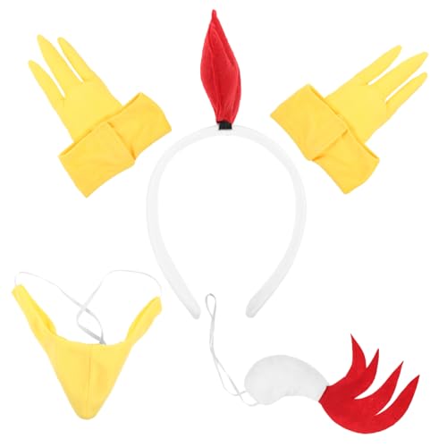ANDRESLAD 1 Set Ostern Stirnband Hahnenkamm Requisite Kostümzubehör Klaue Requisite Küken Kostüm Requisite Osterdekoration Cosplay Zubehör Cosplay Zubehör Hahnenkamm Haarband Ostern Küken ANDRESLAD 1 Set Ostern Stirnband Hahnenkamm Requisite Kostümzubehör Klaue Requisite Küken Kostüm Requisite Osterdekoration Cosplay Zubehör Cosplay Zubehör Hahnenkamm Haarband Ostern Küken von ANDRESLAD