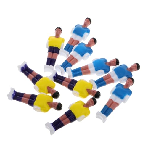 ANDRESLAD 10 Stück Teiliges Foosball Table Player Dolls Set Mini Fußballspieler Ersatzteile für Tischfußball Authentische Spielfiguren Geeignet für Zuhause Büro Stresslindernd und von ANDRESLAD