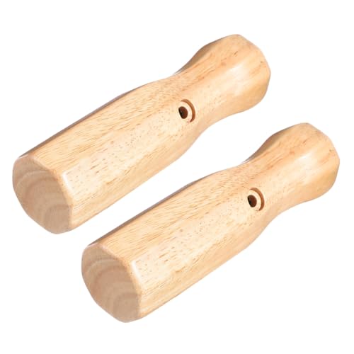 ANDRESLAD 2 Stück Teiliges Holzgriff Tischkicker Ersatzgriff Octagonal Design Robuste Holzgriffe Für Tischfußball Tisch Tischkicker Zubehör Für Sicheren Halt Und Langlebigkeit von ANDRESLAD