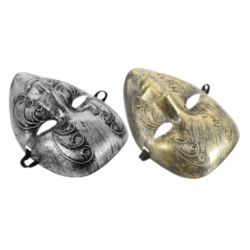 ANDRESLAD 2 Stück Vintage Venezianische Vollgesichtsmaske Für Halloween, Maskenbälle, Maske, Kostümpartys, Gesichtsmaske, Gruselige Vollgesichtsmaske, Venezianische Vollgesichtsmaske ANDRESLAD 2 Stück Vintage Venezianische Vollgesichtsmaske Für Halloween, Maskenbälle, Maske, Kostümpartys, Gesichtsmaske, Gruselige Vollgesichtsmaske, Venezianische Vollgesichtsmaske von ANDRESLAD