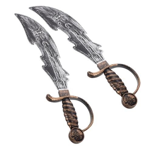 ANDRESLAD 2 Stücke Piraten Spielzeug Pirate Party Supplies Halloween Requisiten Kostüm Piraten Kostüm Cosplay Ritter von ANDRESLAD