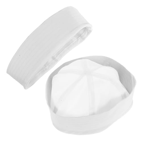 ANDRESLAD 2Stücke Matrosenmützen für Kostümpartys Cosplay Maskerade Erwachsene Weiße Kostümhüte für Halloween Karneval Yacht Meeresmottopartys ANDRESLAD 2Stücke Matrosenmützen für Kostümpartys Cosplay Maskerade Erwachsene Weiße Kostümhüte für Halloween Karneval Yacht Meeresmottopartys von ANDRESLAD
