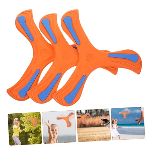ANDRESLAD 3 Stck Teiliges Schaumstoff Wurfspielzeug für Leichtes Outdoor Bunter Wurf bumerang für Jungen und Mädchen Fördert Bewegung und Eltern Junge Mädchen spaß für Zufällige Farbe von ANDRESLAD
