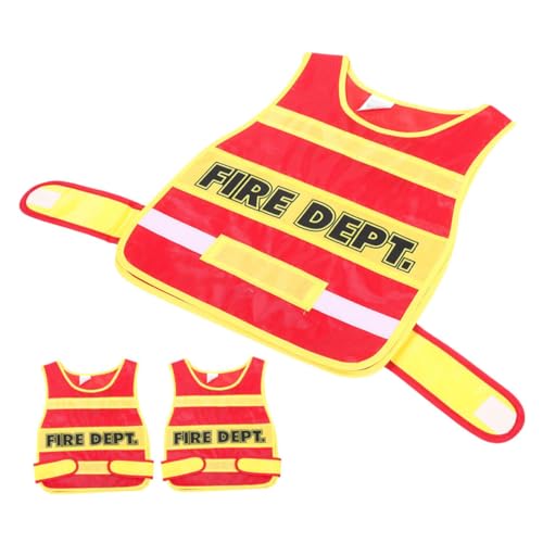 ANDRESLAD 3 Teiliges Feuerwehrmann Ankleide Outfit Für Simulation Feuerwehrweste Für Cosplay Rollenspiele Und Die Entwicklung Sozialer Fähigkeiten ANDRESLAD 3 Teiliges Feuerwehrmann Ankleide Outfit Für Simulation Feuerwehrweste Für Cosplay Rollenspiele Und Die Entwicklung Sozialer Fähigkeiten von ANDRESLAD