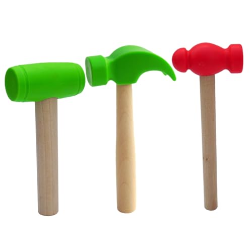 ANDRESLAD 3Stücke Teiliges Simulationsholzhammer für Großer Hammer Hammer Schlosserhammer Pädagogisches Holzspielzeug für Ab Jahren ANDRESLAD 3Stücke Teiliges Simulationsholzhammer für Großer Hammer Hammer Schlosserhammer Pädagogisches Holzspielzeug für Ab Jahren von ANDRESLAD