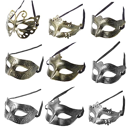 ANDRESLAD 40pcs Party Maskerade Masken Cosplay Maske Karnevalskostümmaske Kostümmaske von ANDRESLAD