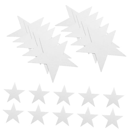 ANDRESLAD 48 Stück Teiliges Glitter Stern Papier Stabile Handgeschnittene Sterne für Klassenzimmer Pinnwand Dekoration Kreatives Bastelpapier für Grußkarten DIY und Schreibprojekte von ANDRESLAD
