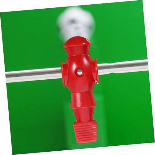 ANDRESLAD 6 Stück Tischfußballspieler Ersatzteile aus Langlebigem PP und Harz Glatte Oberfläche Rot und Weiß Robuste Foosball Figuren für Desktop Fußballspiel Zubehör von ANDRESLAD