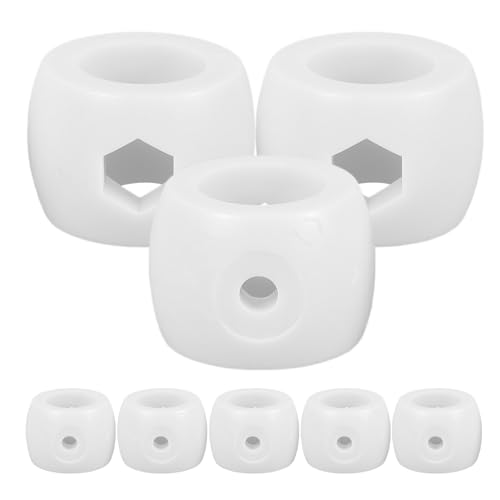 ANDRESLAD 8 Stück Teiliges Tischfußball Zubehör aus langlebigem Kunststoff mit präzisen Torpfosten Lokatoren und Stoppringen für einfache Montage für privaten Bürospielspaß von ANDRESLAD