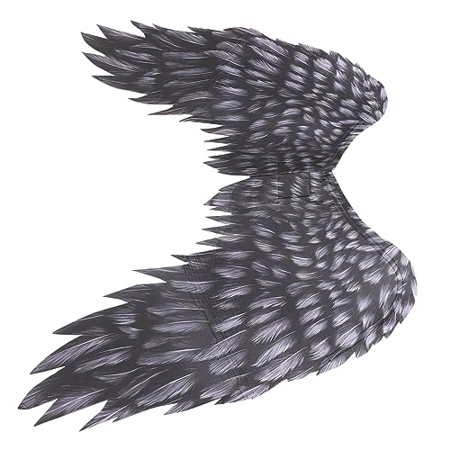 ANDRESLAD Gothic Partyflügel mit Kostüm Schwarzer Zubehör Buntes Karneval Kopfbedeckung Maskerade Weihnachten Elastischen Rückflügel für Teufelsflügel Trägern Cosplay Hörner Bühnenleistung ANDRESLAD Gothic Partyflügel mit Kostüm Schwarzer Zubehör Buntes Karneval Kopfbedeckung Maskerade Weihnachten Elastischen Rückflügel für Teufelsflügel Trägern Cosplay Hörner Bühnenleistung von ANDRESLAD