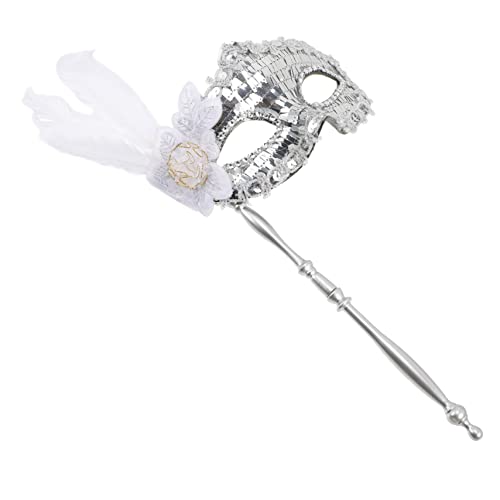 ANDRESLAD Halbe mit Pailletten Federblume Fräulein Seitlicher Maskendekor Stock Karneval am Dekorationen Maskerade Maske Frauen für Festivalmaske Hochzeitsmasken Requisit Maskerademaske ANDRESLAD Halbe mit Pailletten Federblume Fräulein Seitlicher Maskendekor Stock Karneval am Dekorationen Maskerade Maske Frauen für Festivalmaske Hochzeitsmasken Requisit Maskerademaske von ANDRESLAD