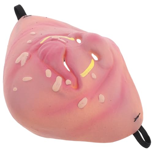 ANDRESLAD Halbgesichts Maske Cosplay Lustige Karnevalsmaske für Herren Atmungsaktiv Humorvoller Look für Maskenball Fasching und Kostümparty Dekoration von ANDRESLAD