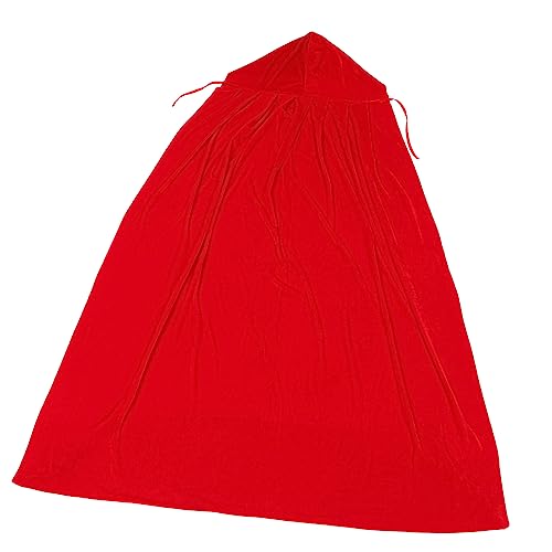 ANDRESLAD 1 Stück Damen Halloween Cape Kapuze 150cm Rot Cosplay Umhang für Kostümpartys Bühnenauftritte ANDRESLAD 1 Stück Damen Halloween Cape Kapuze 150cm Rot Cosplay Umhang für Kostümpartys Bühnenauftritte von ANDRESLAD