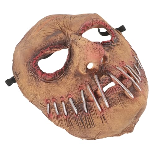 ANDRESLAD Halloween Horror für Erwachsene Leichte Gruselige Cosplay Kopfmaske Realistische Party Requisite für Halloween Dekoration und Kostümierung von ANDRESLAD