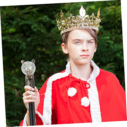 ANDRESLAD Halloween Prop Kreativer Gehstock für Teiliges Langlebiges Kunststoff mit Transparentem Kugelgriff für Halloween Partys und Bühnenauftritte von ANDRESLAD