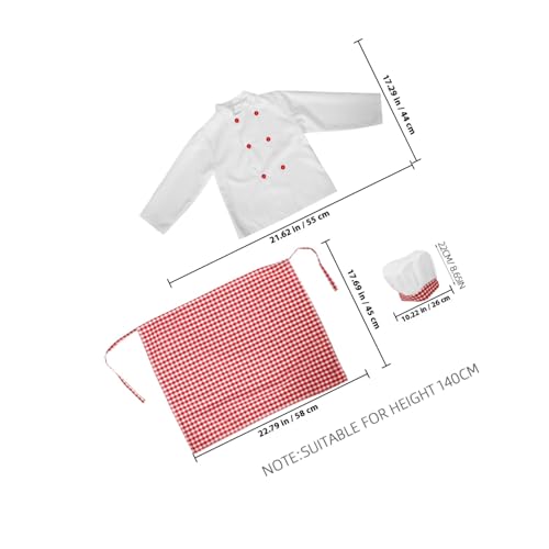 ANDRESLAD Kochkostüm mit Langärmliger Rosa Jacke Passender Kochmütze und Schürze Bequemes Rollenspiel Outfit für Ab für Koch Backspiele Sowie Bühnenauftritte ANDRESLAD Kochkostüm mit Langärmliger Rosa Jacke Passender Kochmütze und Schürze Bequemes Rollenspiel Outfit für Ab für Koch Backspiele Sowie Bühnenauftritte von ANDRESLAD