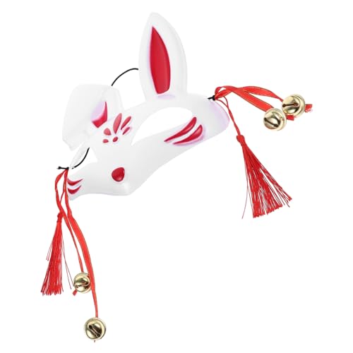 ANDRESLAD Party Fuchs Kabuki Kostüm Kimono Tiermaske Kitsunes Masken für Multifunktions Dekorative Maskerade Japanische Maske Traditionelle für Cosplay Cartoon Hasenmaske Hase Kaninchen ANDRESLAD Party Fuchs Kabuki Kostüm Kimono Tiermaske Kitsunes Masken für Multifunktions Dekorative Maskerade Japanische Maske Traditionelle für Cosplay Cartoon Hasenmaske Hase Kaninchen von ANDRESLAD