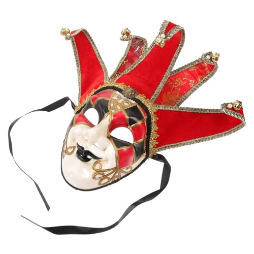 ANDRESLAD Party Plastikmaskendekor Vollgesichtsmaske Zubehör Plastikmaske Karneval für Venezianische Maskerade Narrenmasken Maske Frauen Cosplay Karnevalsmaske Männer Vintage Maskerademaske ANDRESLAD Party Plastikmaskendekor Vollgesichtsmaske Zubehör Plastikmaske Karneval für Venezianische Maskerade Narrenmasken Maske Frauen Cosplay Karnevalsmaske Männer Vintage Maskerademaske von ANDRESLAD