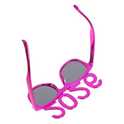 ANDRESLAD Partybrille mit Funkelnder Kunststofffassung Leichte Tragbare Neujahrs und Abschluss Sonnenbrille für Gruppenfotos Modisches Accessoire für Festliche Feiern und Partys von ANDRESLAD