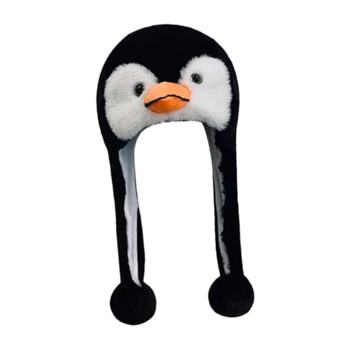 ANDRESLAD Pinguin Plüsch Hut für Lustige Tierkopfbedeckung mit Ohrenschutz für Aufführungen Partys Fotos Bezauberndes Cartoon Design für Kalte Winterevents ANDRESLAD Pinguin Plüsch Hut für Lustige Tierkopfbedeckung mit Ohrenschutz für Aufführungen Partys Fotos Bezauberndes Cartoon Design für Kalte Winterevents von ANDRESLAD