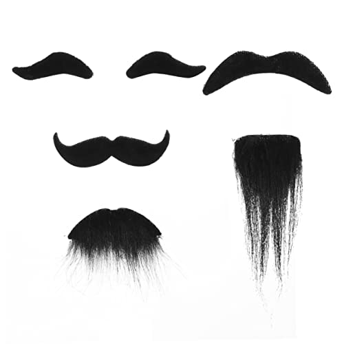 ANDRESLAD Halloween Kostüm Zubehör Schwarz Gefälschte Schnurrbart Bart Kit Selbst-Adhesive Für Cosplay Party ANDRESLAD Halloween Kostüm Zubehör Schwarz Gefälschte Schnurrbart Bart Kit Selbst-Adhesive Für Cosplay Party von ANDRESLAD